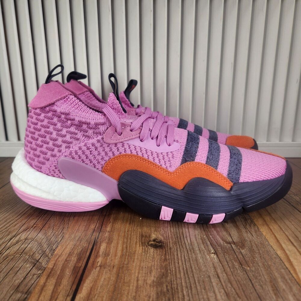 Adidas Trae Young 2 Stratosphere Pulse Lilac Mens Sz 9.5 Basketball Shoes H06483